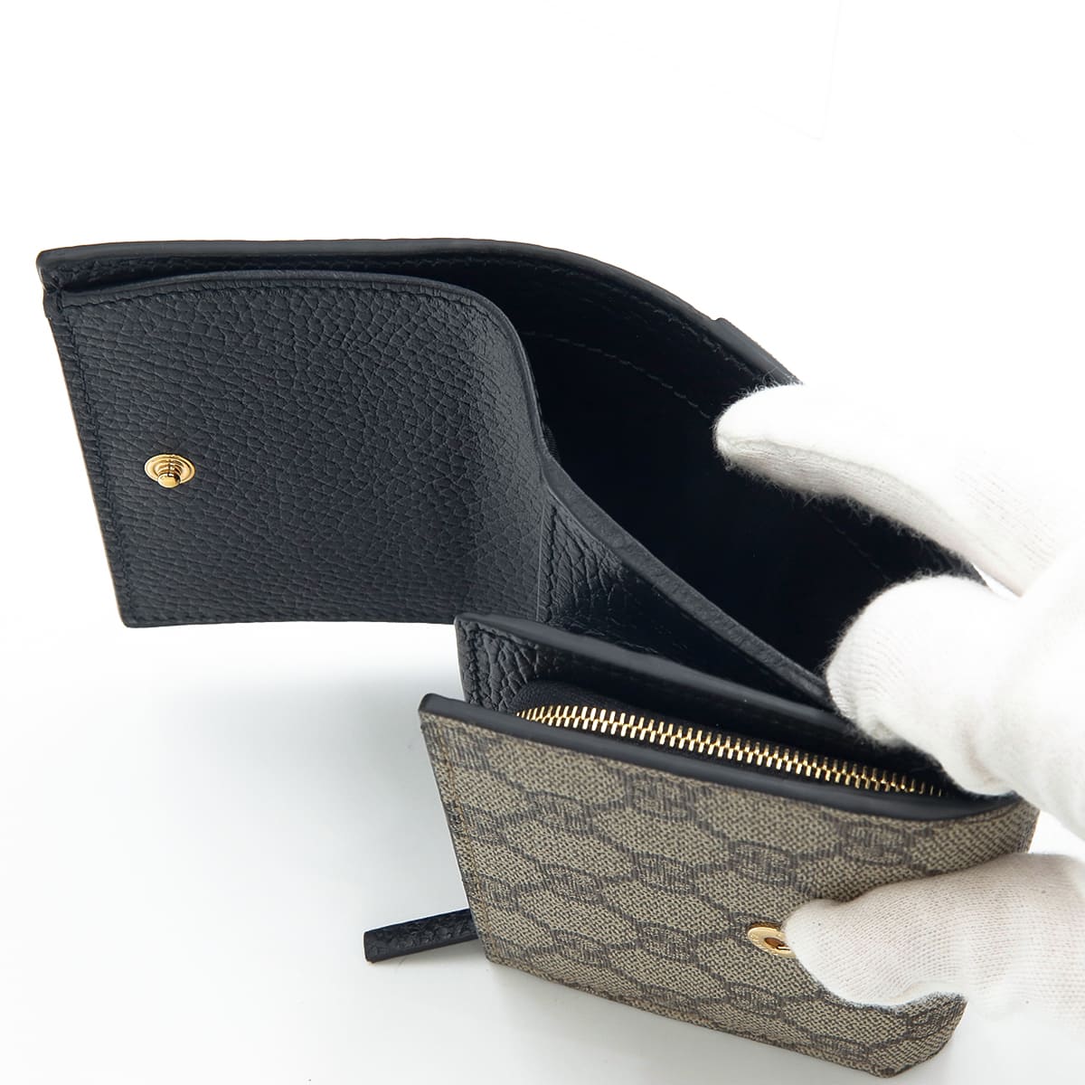 GUCCI 二つ折り財布 GGマーモントミディアム ウォレット GUCCI（グッチ） レディース 財布 二つ折り財布 GGマーモント