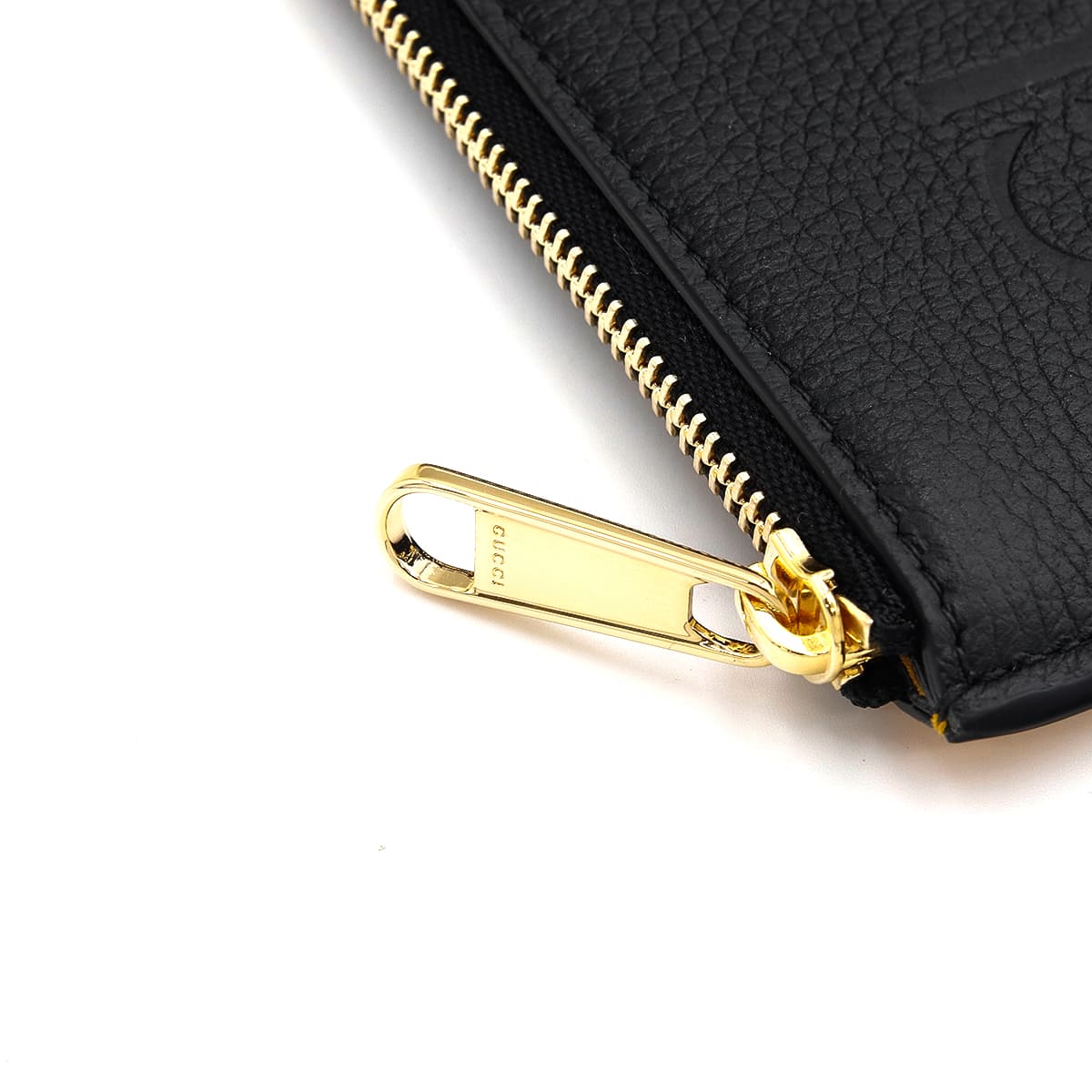GUCCI（グッチ） メンズ カードケース ロゴ ジップカードケース