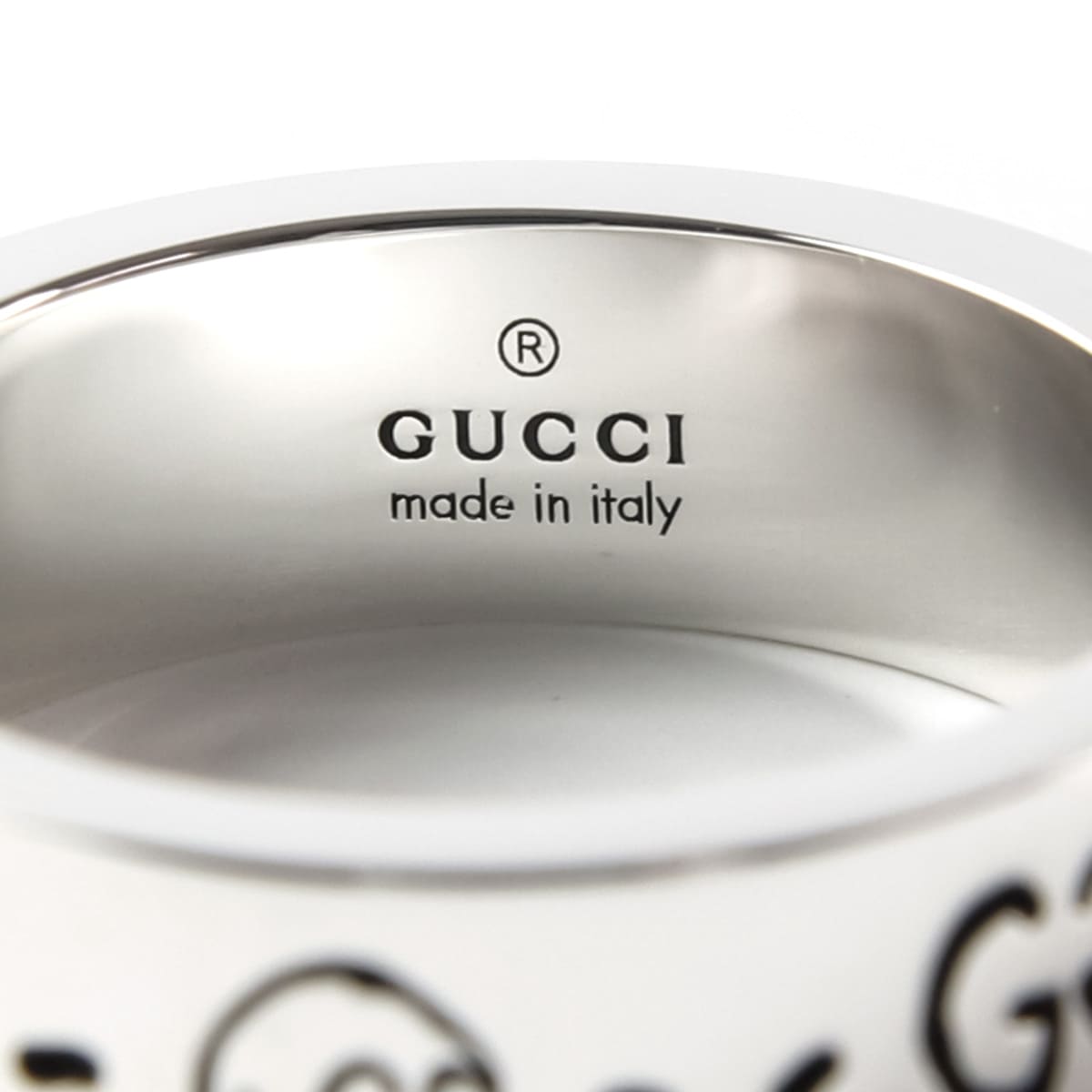 GUCCI グッチ リング 指輪 グッチゴースト GHOST シルバー925 メンズ
