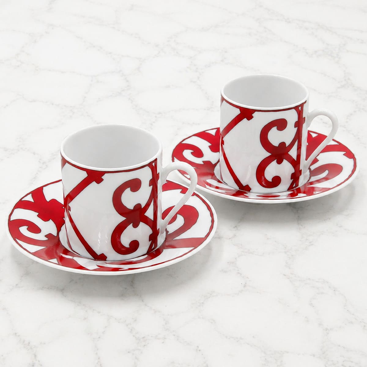 エルメス カップ＆ソーサー 2客セット HERMES コーヒーカップ