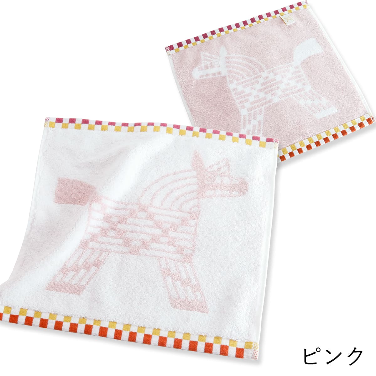 （未使用）HERMES タオルハンカチ ピンク ホワイト ※箱付き HERMES ピンク Hロゴ タオルハンカチ - メルカリ