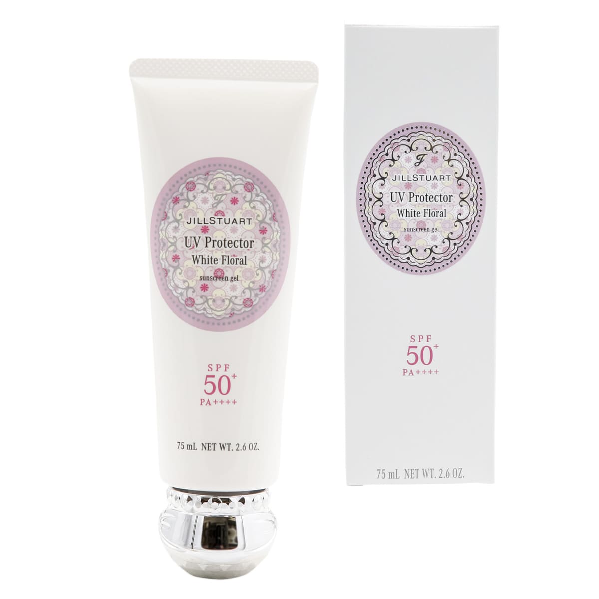 ジルスチュアート 日焼け止め JILL STUART UVプロテクター ホワイトフローラル 75ml SPF50+/PA++++(顔・からだ用) フェイス ボディ 日焼け対策 ブランド ギフト プレゼント 通販 