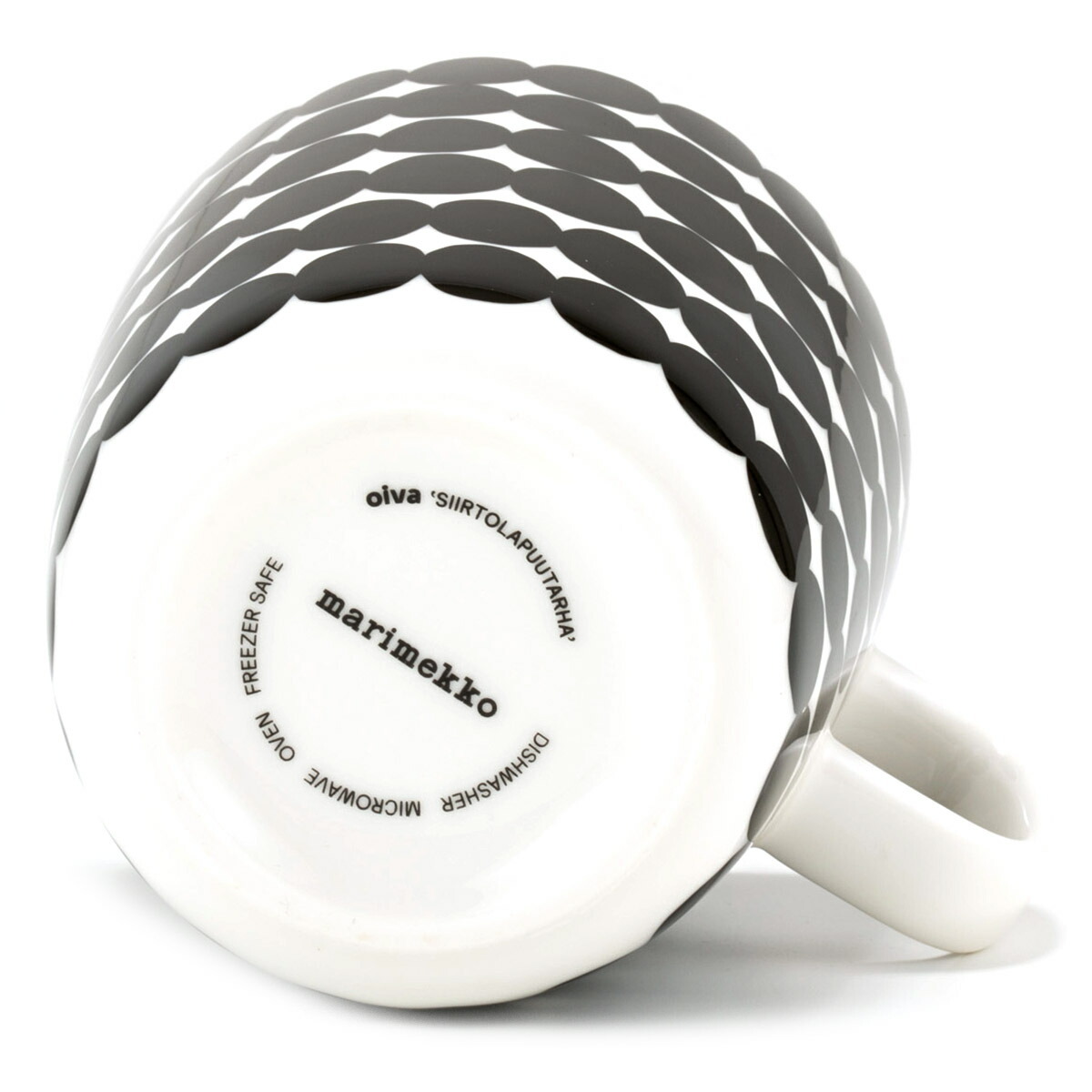 マリメッコ マグカップ marimekko RASYMATTO ラシィマット 400ml ホワイト×ブラック 067497 190 レンジ可 大きめ クリスマス プレゼント 新品 正規品 2025 通販