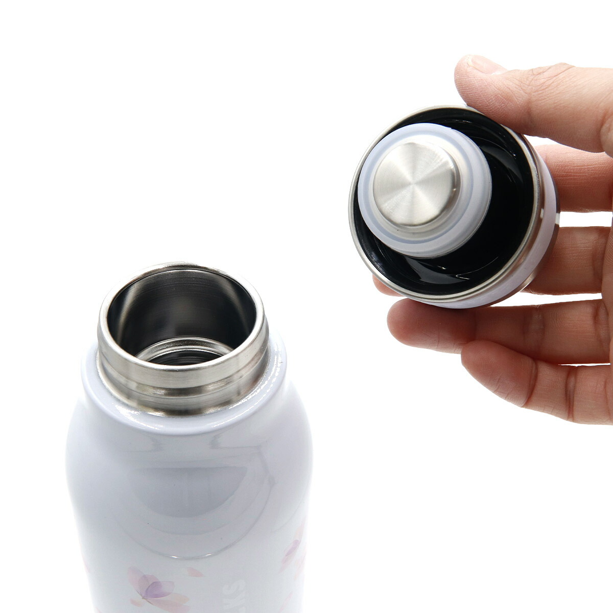 スターバックス ステンレスボトル SAKURA 2025 ブルー 444ml スタバ