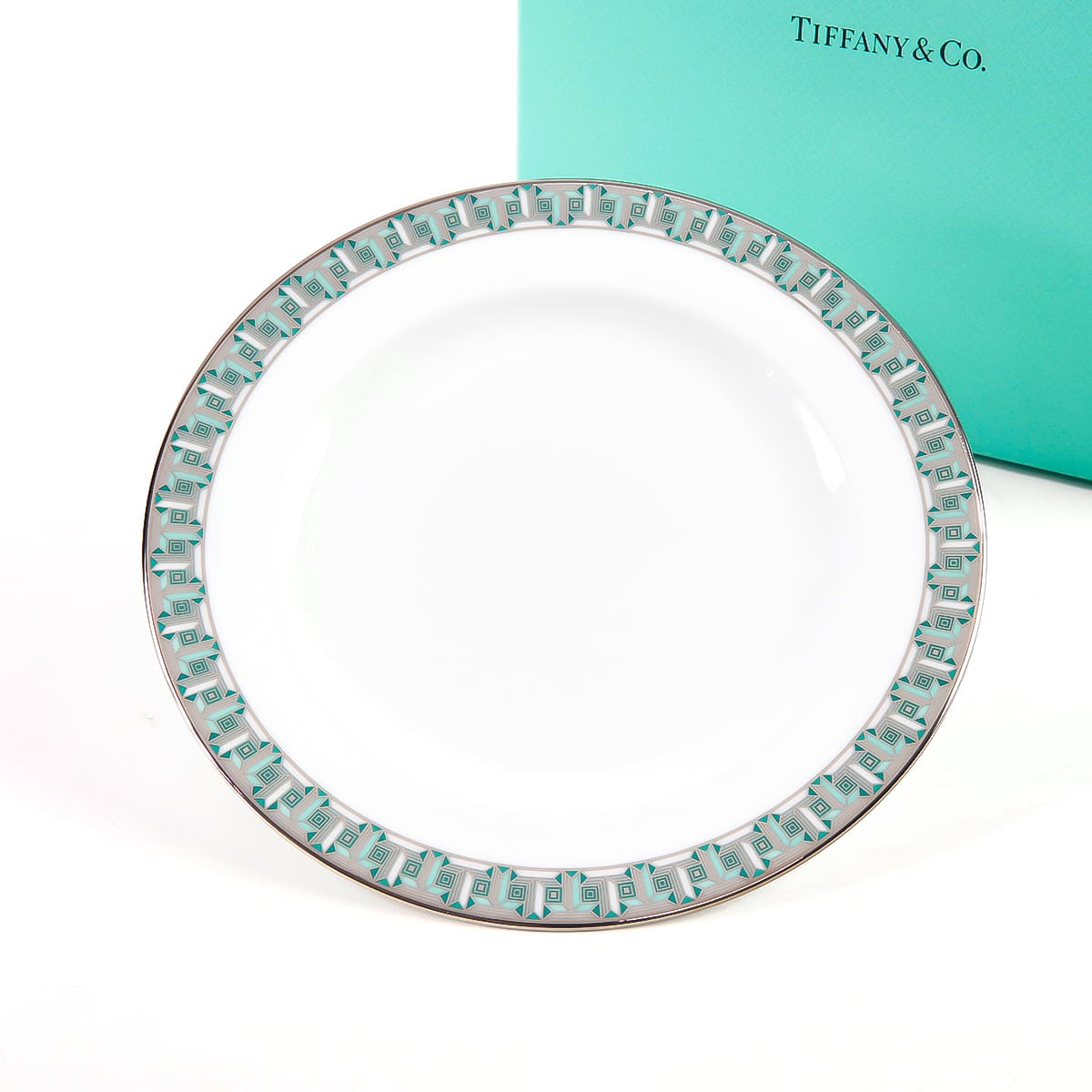 ティファニー　食器 ティファニー 食器 結婚祝い TIFFANY＆Co プレート 皿 T トゥルー