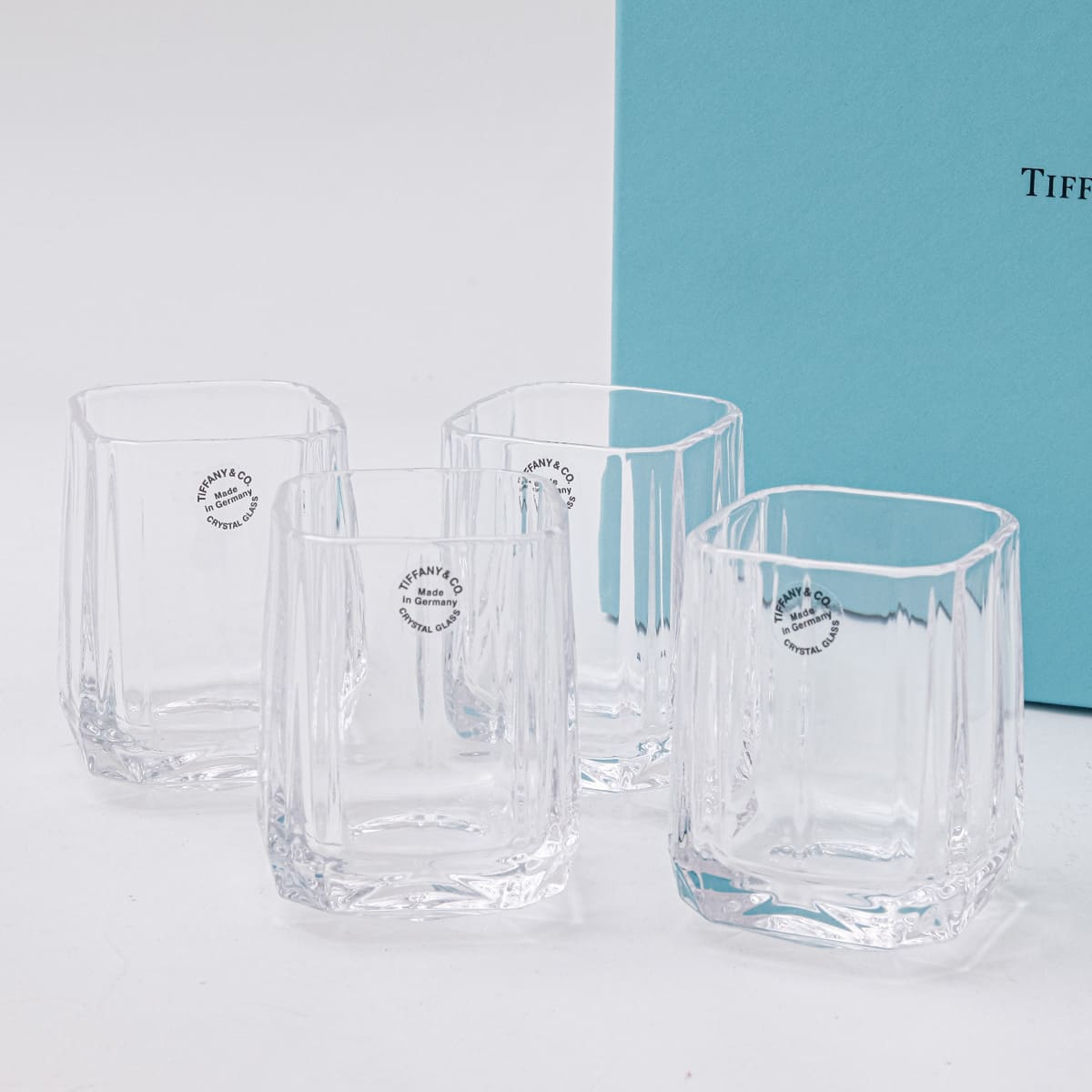 ティファニー グラス 引き出物 Tiffany.co ファセット ショットグラス