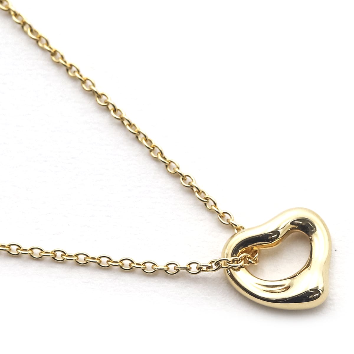 ティファニー オープン ハート ペンダント エルサ ペレッティ 18K