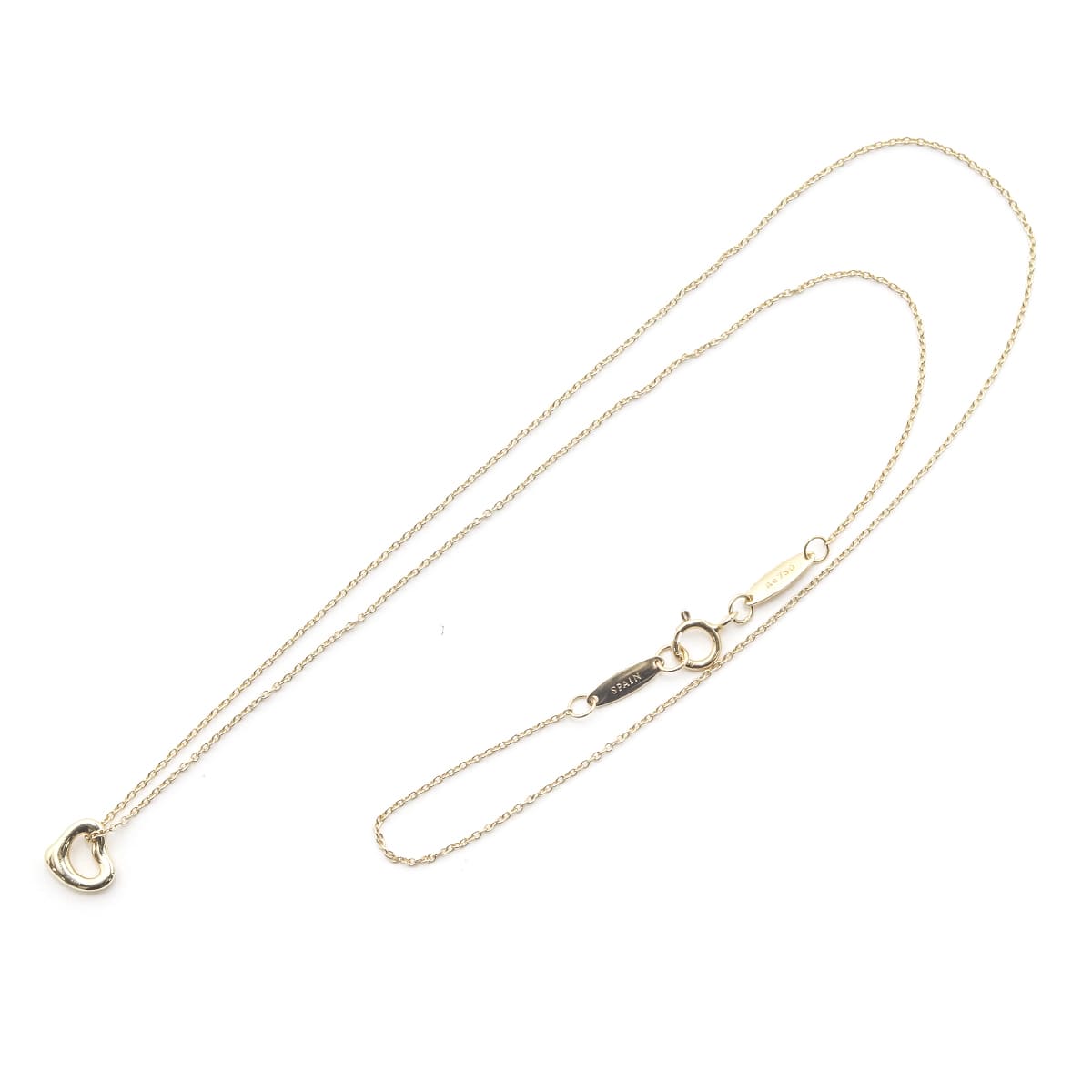 ティファニー オープン ハート ペンダント エルサ ペレッティ 18K