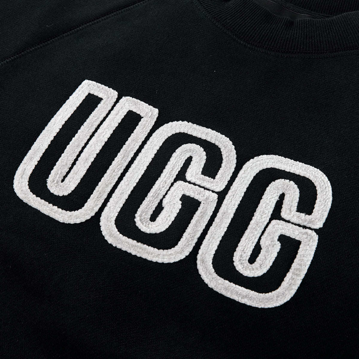 UGG アグ スウェット LOGO CREWNECK 1171477 ブラック レディース