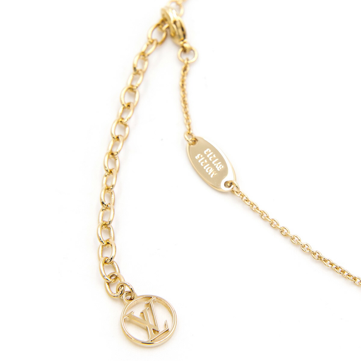 ルイヴィトン LOUIS VUITTON ネックレス LV アイコニック エナメル