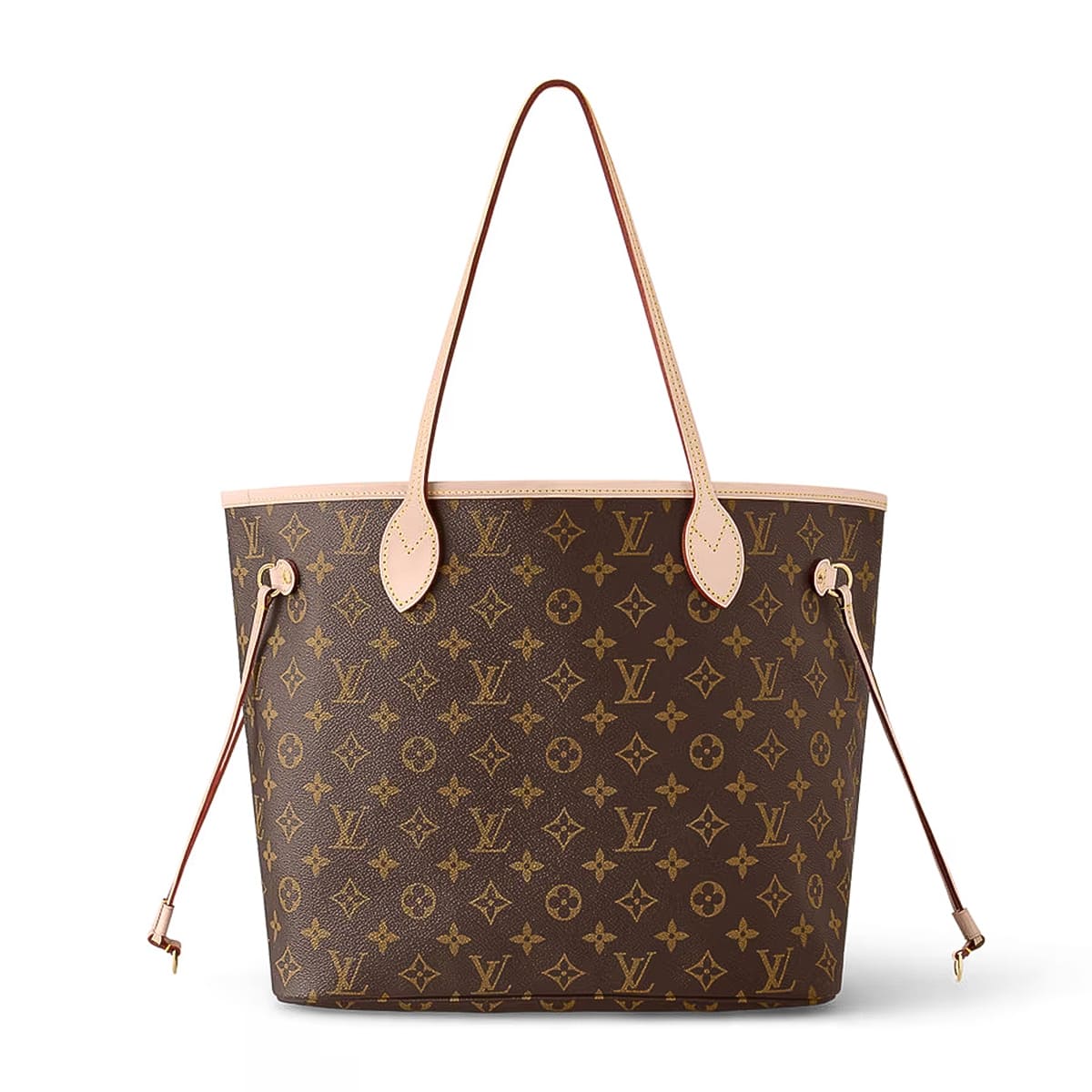 ルイヴィトン モノグラム レディース バッグ LOUIS VUITTON トートバッグ キャンバス ネヴァーフル MM ベージュ M40995