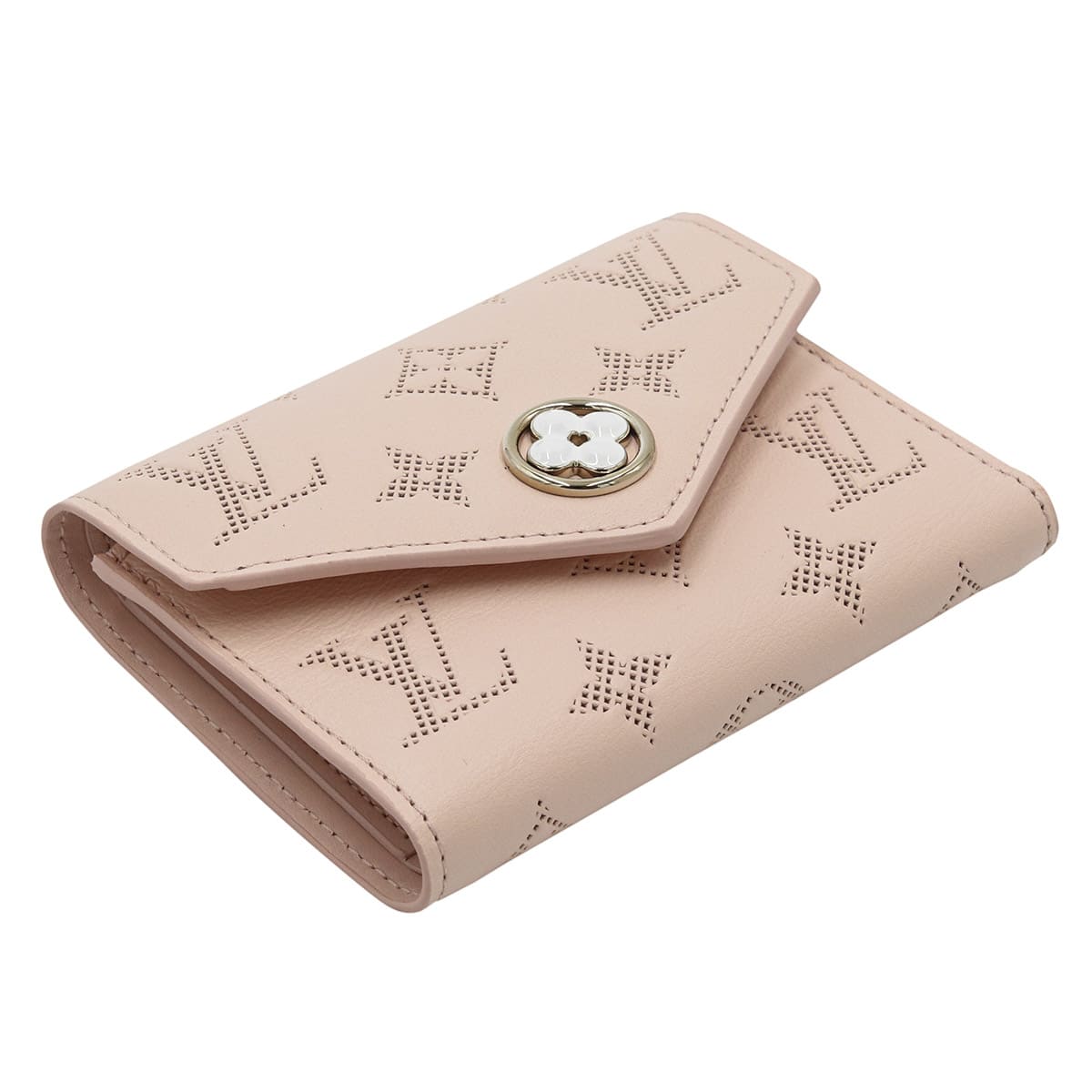 ルイヴィトン LOUIS VUITTON 二つ折り財布 モノグラム フラワー