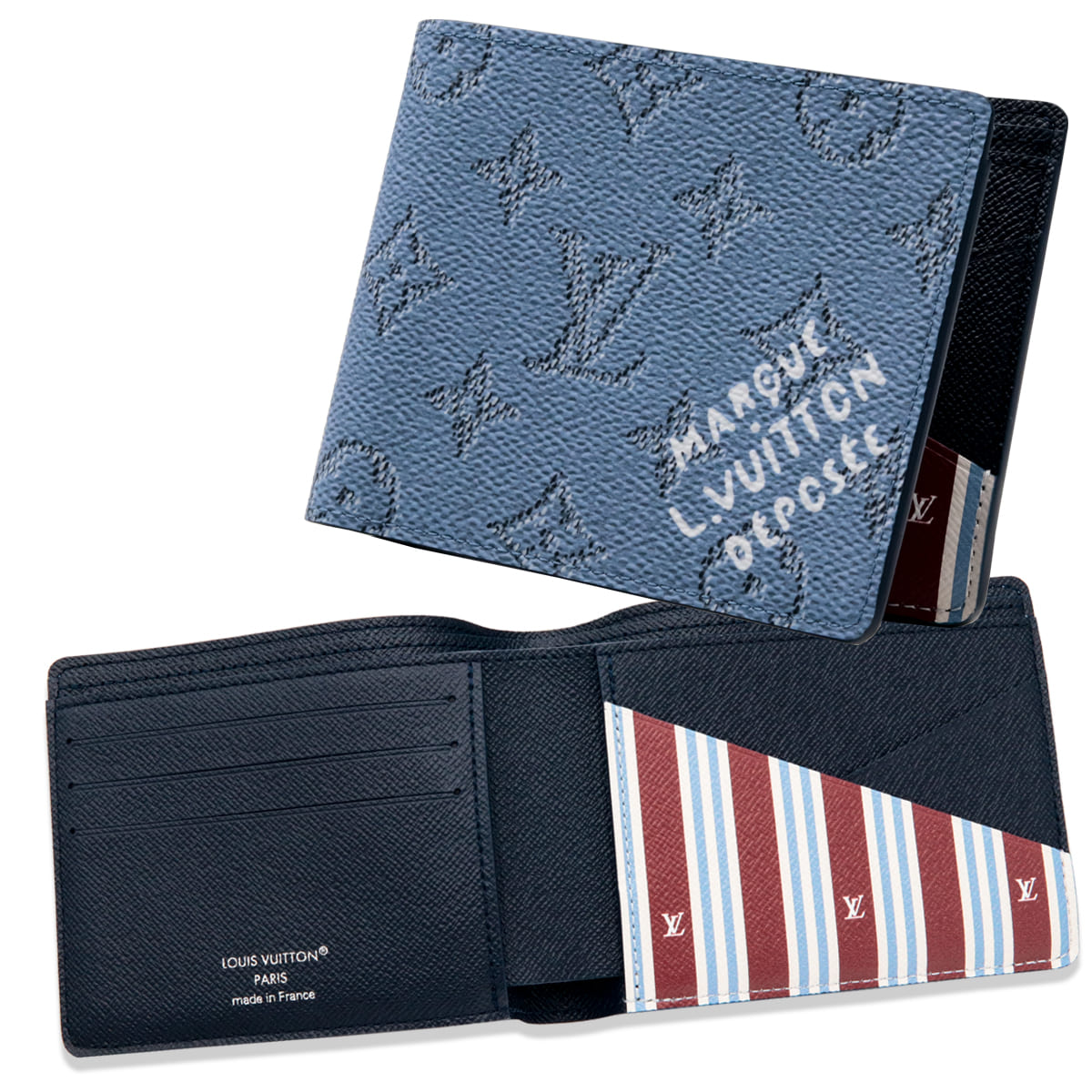 ⭐️美品⭐️ルイヴィトン　ミュルティプル　二つ折り財布　メンズ　レディース　男女共用 ルイヴィトン 財布 LOUIS VUITTON メンズ 二つ折り財布