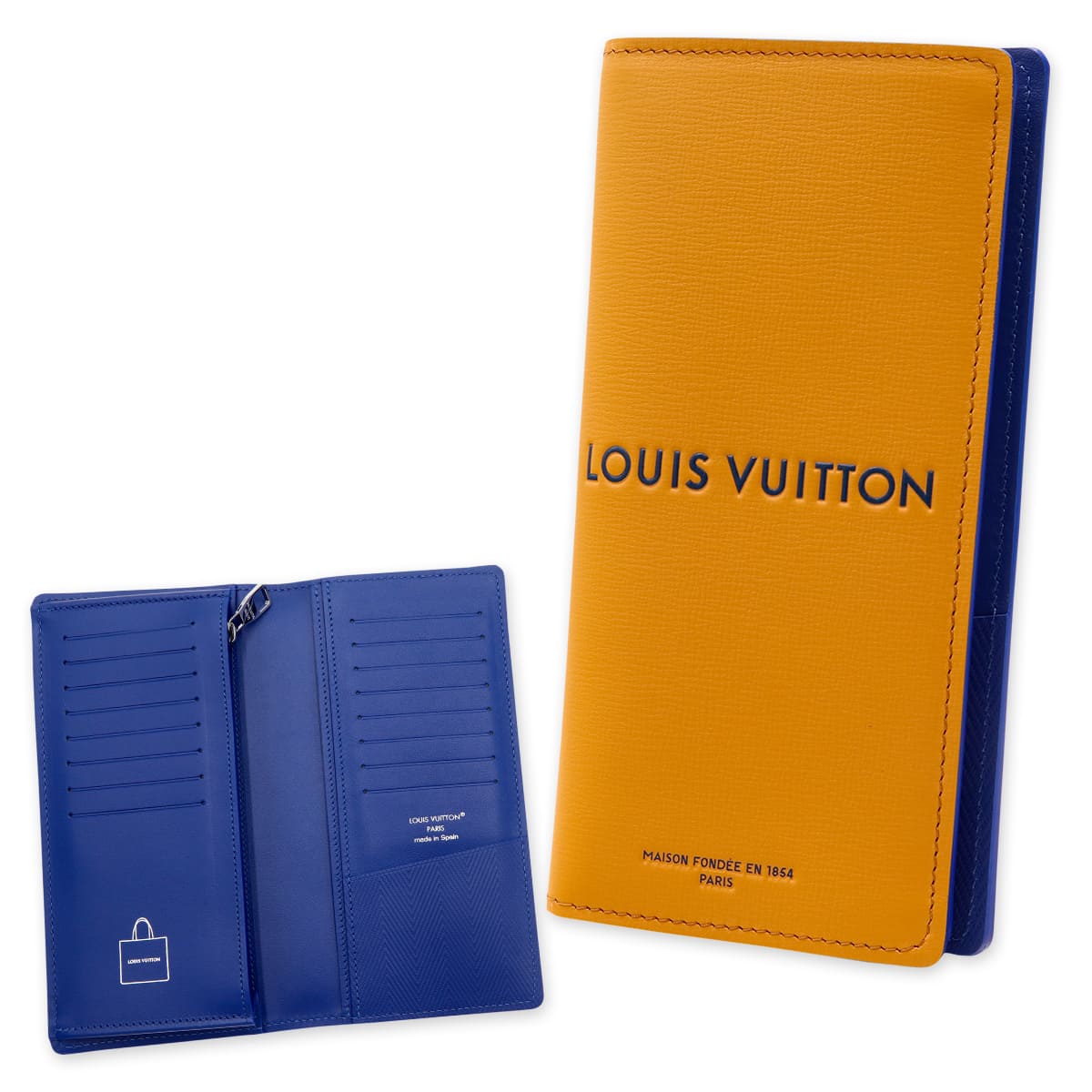 ルイヴィトン LOUIS VUITTON ポルトフォイユ・ブラザ 二つ折り長財布 ルイヴィトン 長財布 ポルトフォイユ ブラザ M2A555 サフランオレンジ