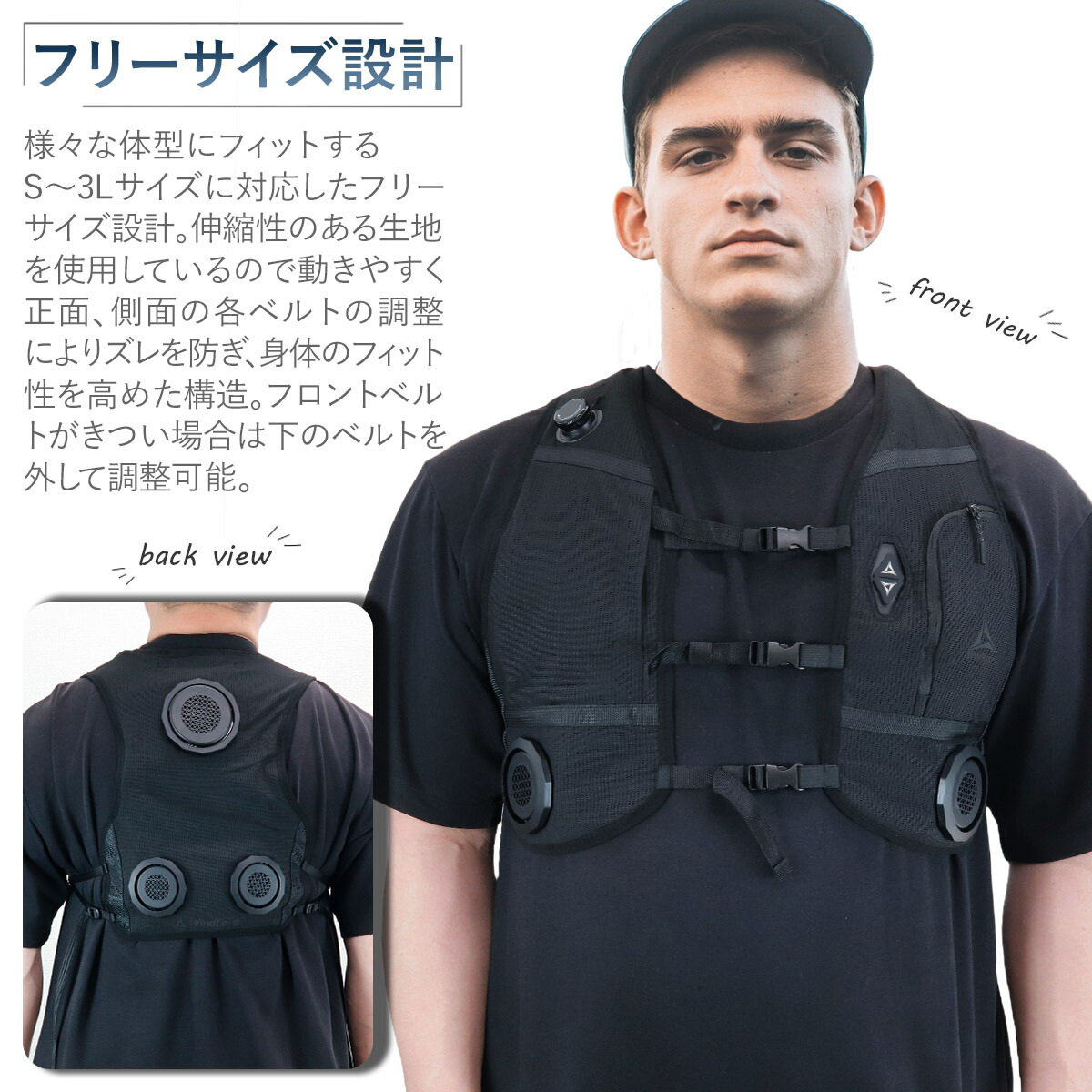 新品未使用　Wind Core ペルチェベスト WORKMAN WZ-5 ウィンドコアアイス×ヒーターペルチェベストPRO2