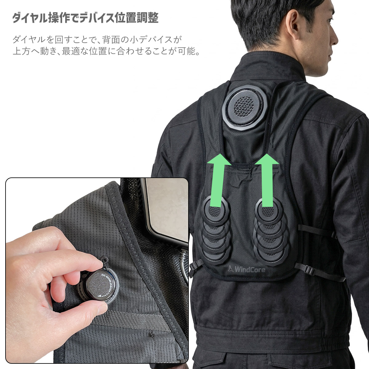 ワークマン ウィンドコア アイス×ヒーター ペルチェベスト PRO3