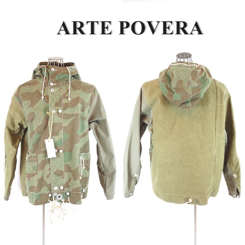 ARTE POVERA（アルテポーヴェラ）,リメイク迷彩　ミリタリージャケット