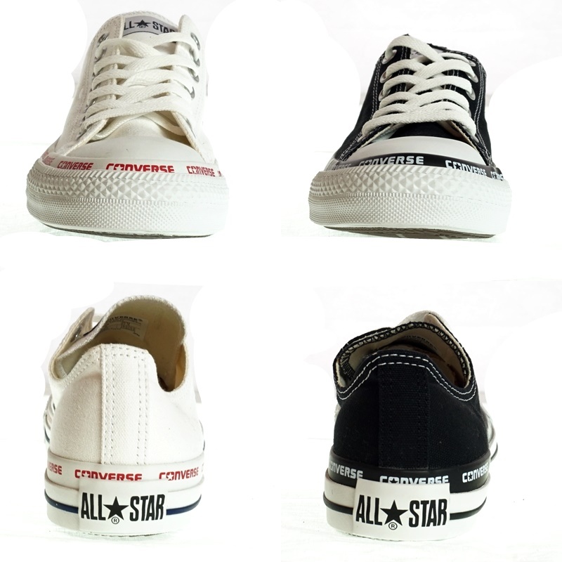 CONVERSE　コンバース　1SC263 / 1SC264　ALL STAR LOGO FOXING OX　オールスターロゴフォクシングオックス　 WHITE / BLACK