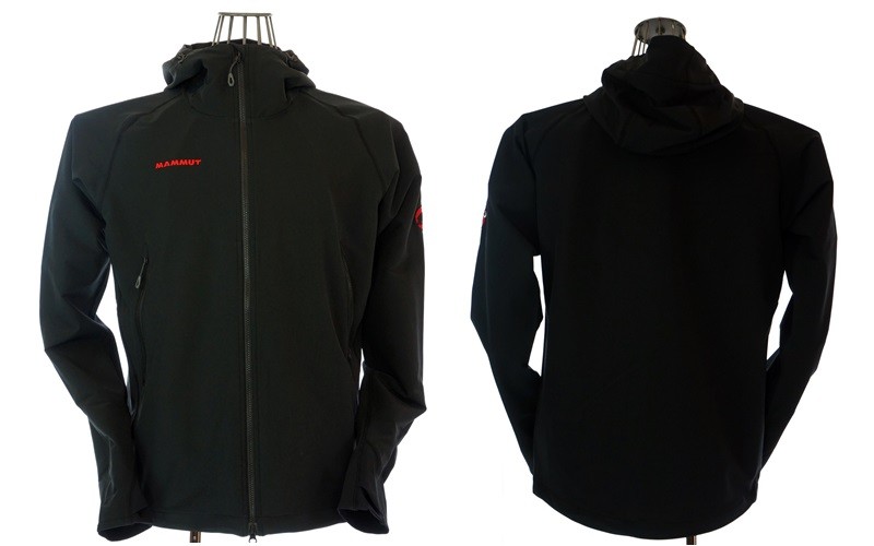MAMMUT マムート　1010-23000　SOFtech CLIMB Light Hooded Jacket Men　ソフテック　クライムライト　 フーデッドジャケット　メン　0001 black