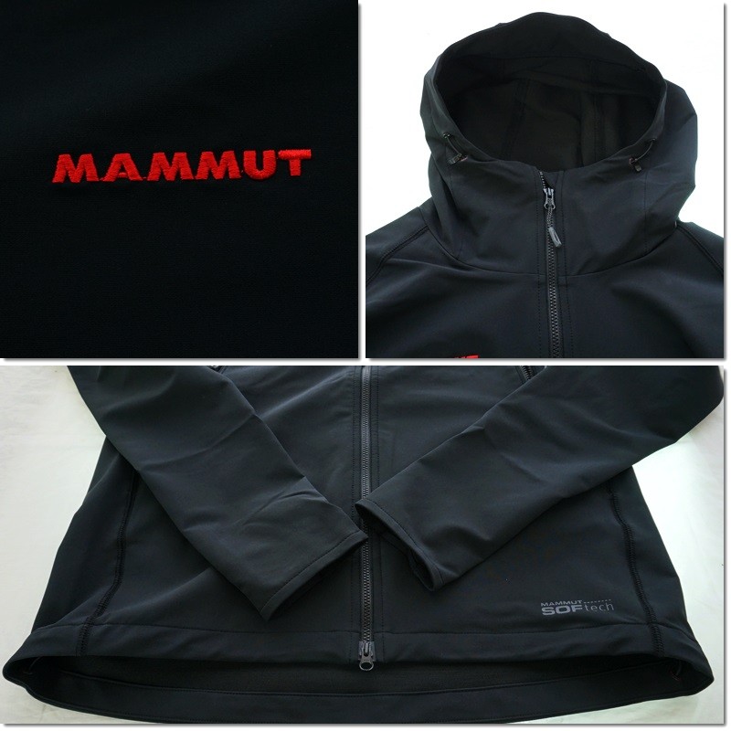 MAMMUT マムート　1010-23000　SOFtech CLIMB Light Hooded Jacket Men　ソフテック　クライムライト　 フーデッドジャケット　メン　0001 black