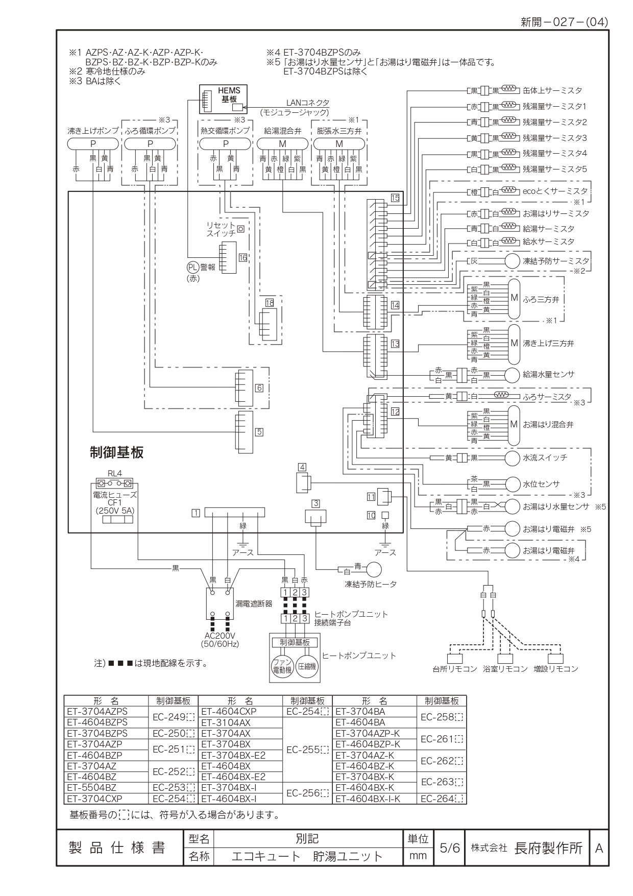 長府製作所 EHP-3704BX エコキュート 高圧パワー給湯 [フルオート