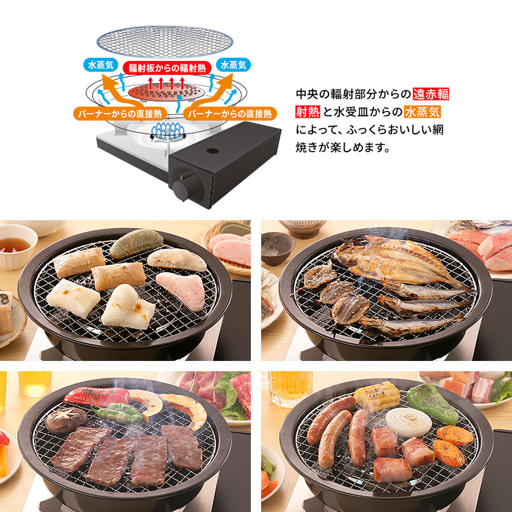 イワタニ 網焼きプレート 岩谷 産業 CB-A-AMP iwatani 網焼プレート 七輪 : cb-a-amp : ガス器具shop  ヤフーショッピング店 - 通販 - Yahoo!ショッピング