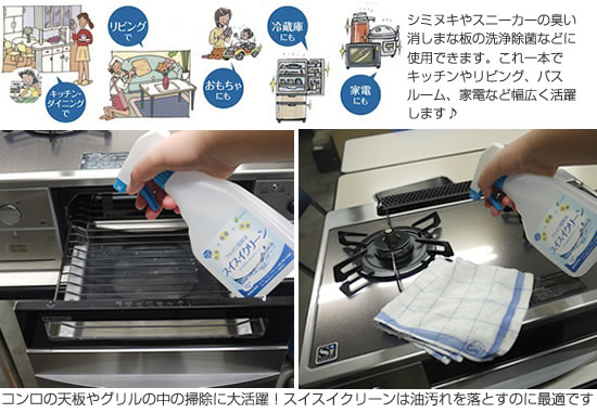 エコワン アルカリ電解水 スイスイクリーン詰め替え用 1000ml : ガス