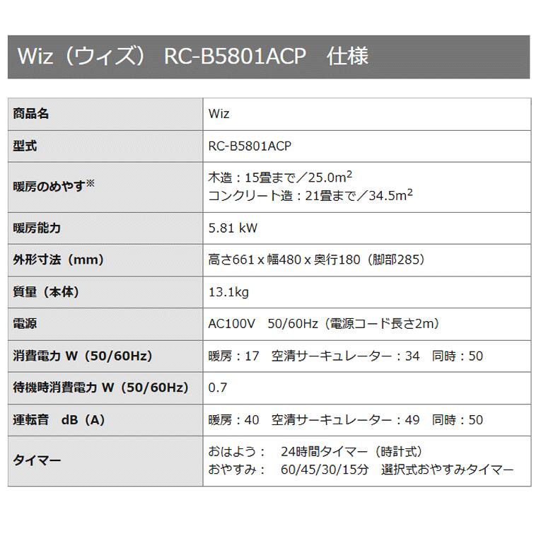 リンナイ、21畳対応の空気清浄機を搭載したガスファンヒーター