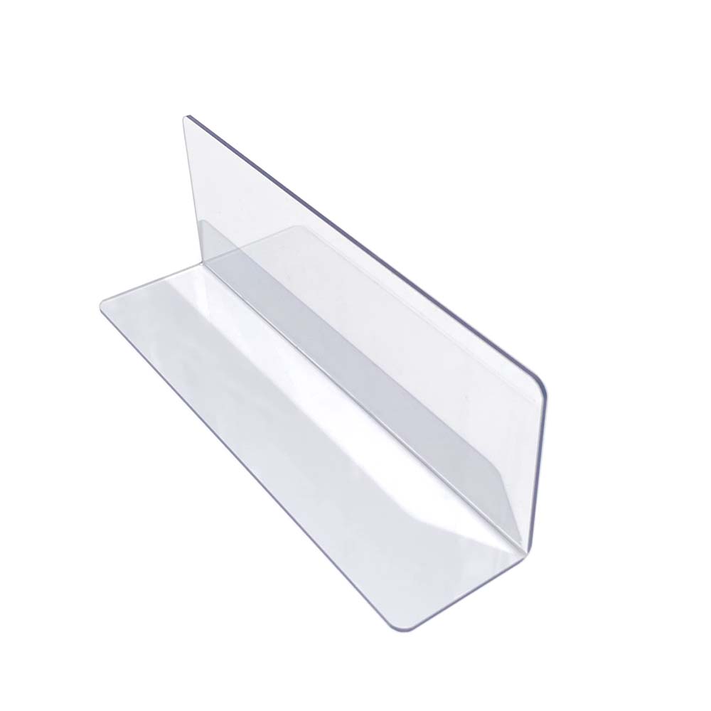 店舗用陳列棚 L字型仕切り板 グリーン 10枚セット 仕切板 L型 アクリル 【50枚】【幅200mm×奥行50mm×高さ70mm】 陳列