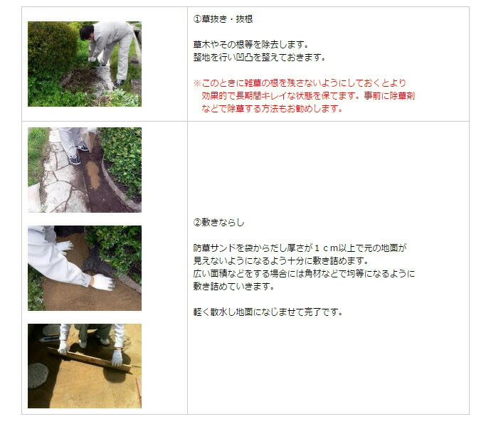 防草サンド