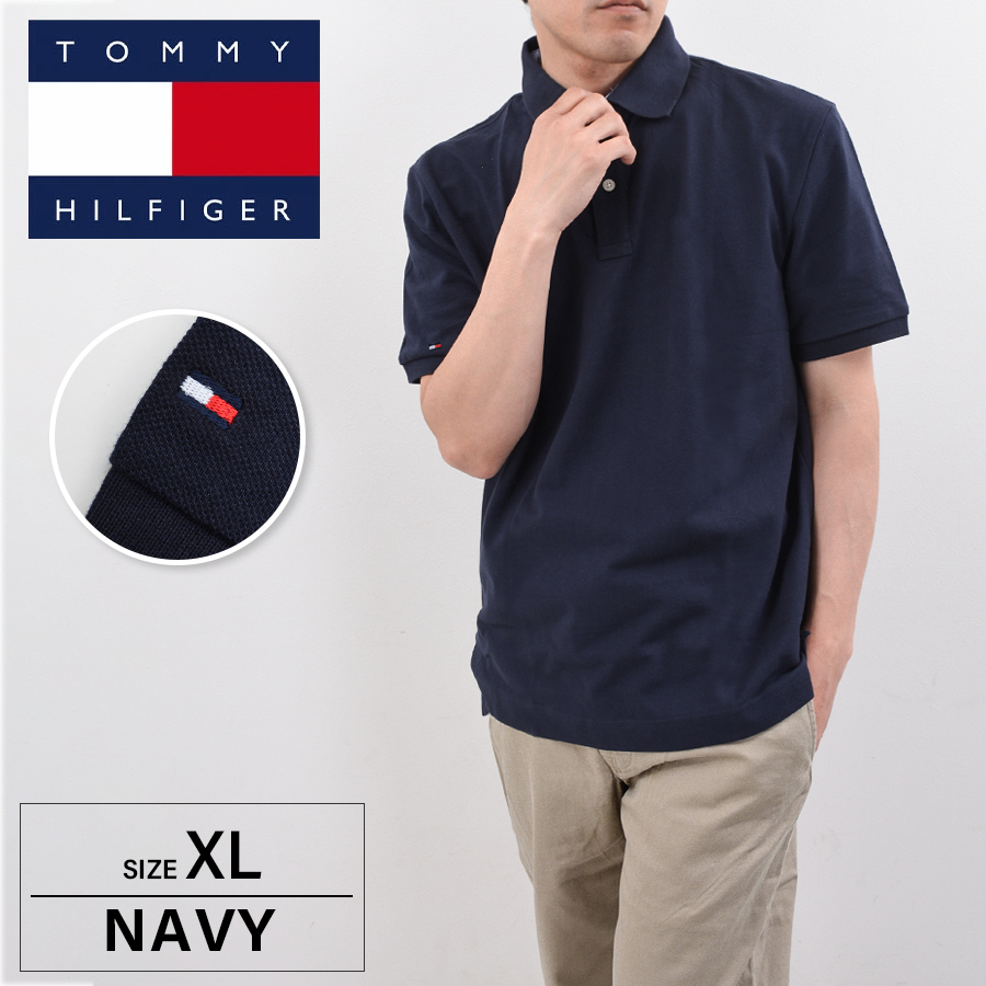 トミーヒルフィガー ポロシャツ メンズ 半袖 大きいサイズ ゴルフ TOMMY HILFIGER ワンポイント ロゴ クラシックフィット 袖ロゴ｜gb-int｜02