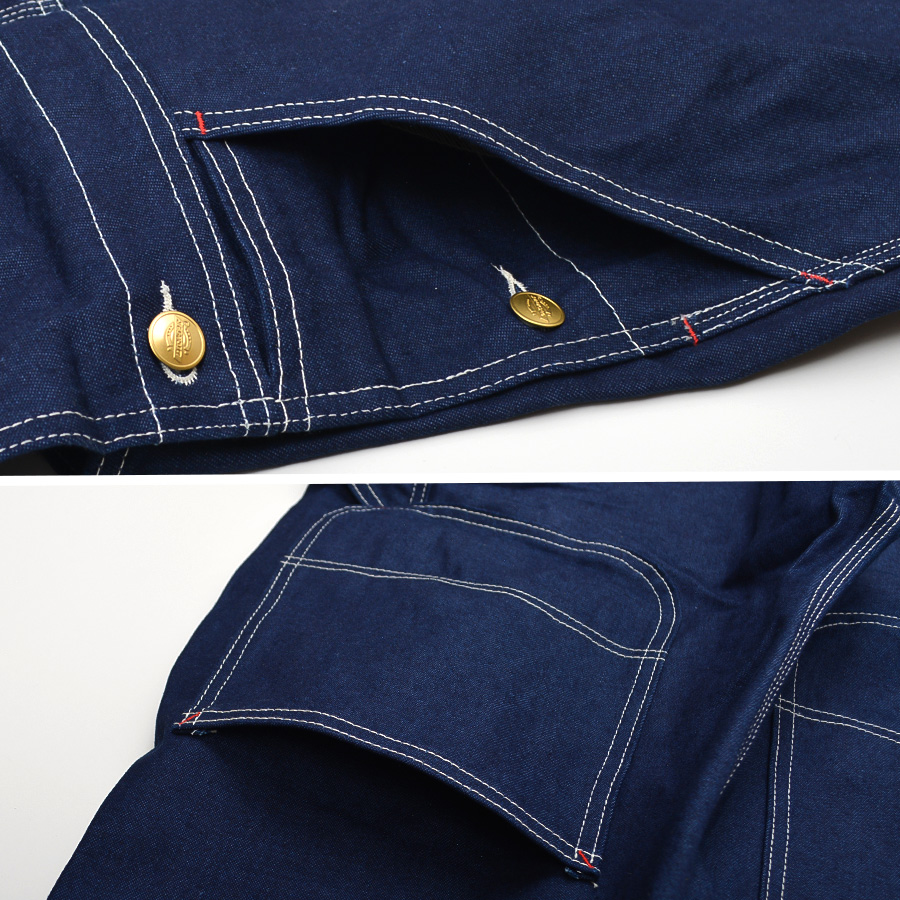 Dickies ディッキーズ オーバーオール ヒッコリーストライプ