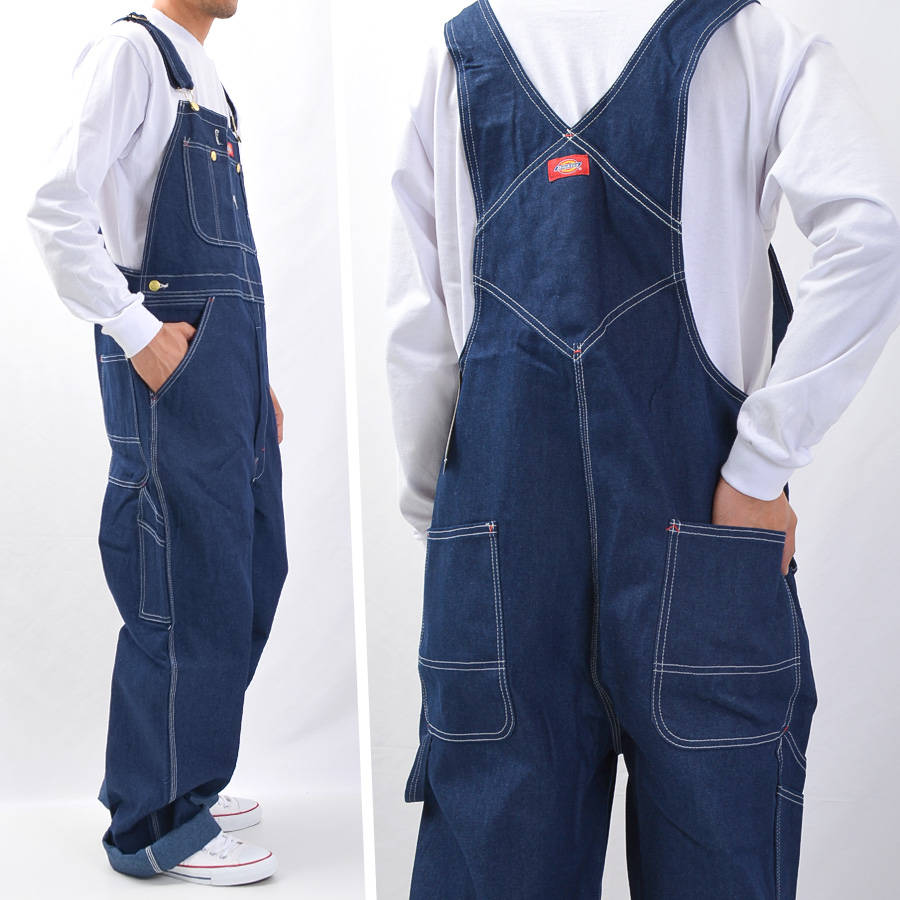 Dickies ヒッコリー ストライプ オーバーオール ディッキーズ