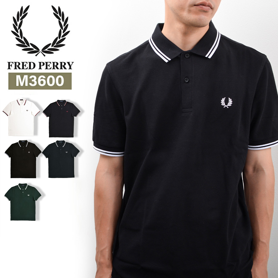 FREDPERRY フレッドペリー ポロシャツ メンズ ブランド 半袖 M3600 ツインチップ シャツ 半袖ポロシャツ | FRED PERRY | 03