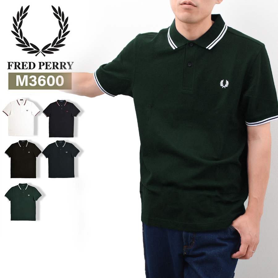 FREDPERRY フレッドペリー ポロシャツ メンズ ブランド 半袖 M3600 ツインチップ シャツ 半袖ポロシャツ | FRED PERRY | 04