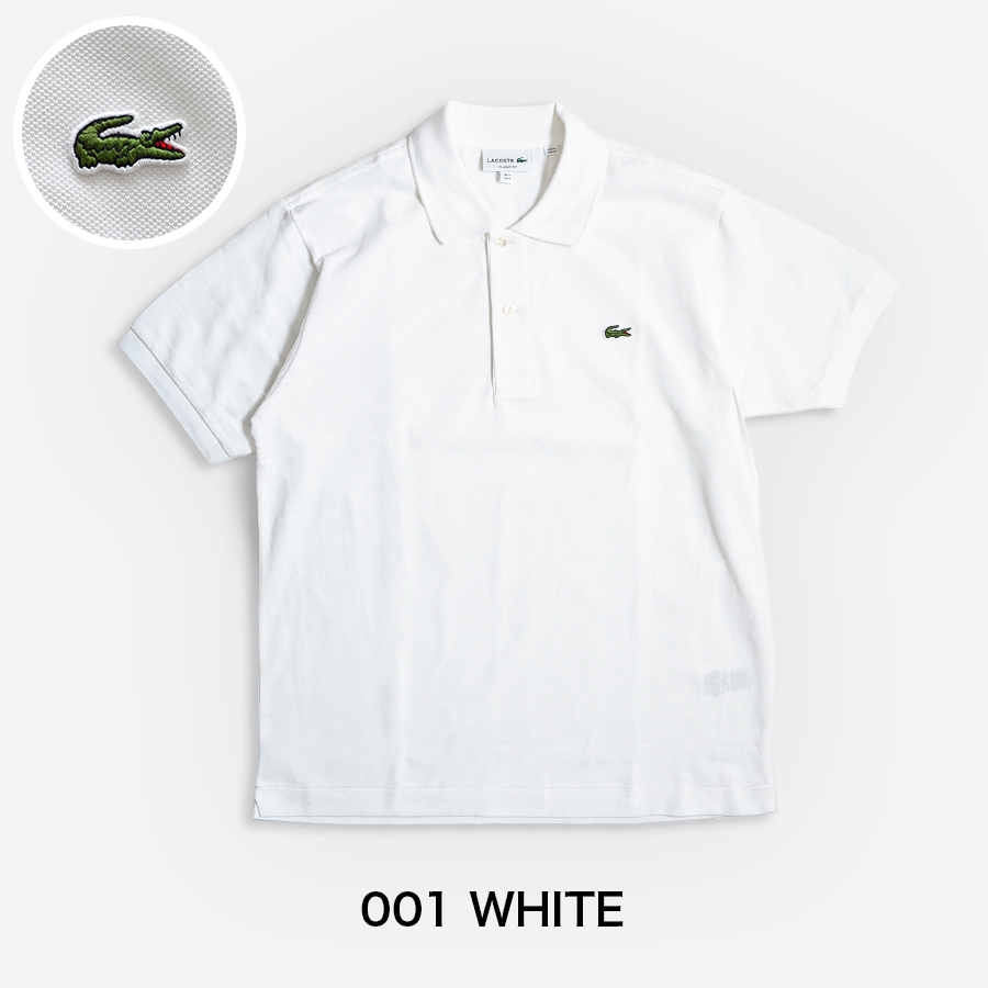 LACOSTE ラコステ メンズ ポロシャツ 半袖 鹿の子 ワンポイント