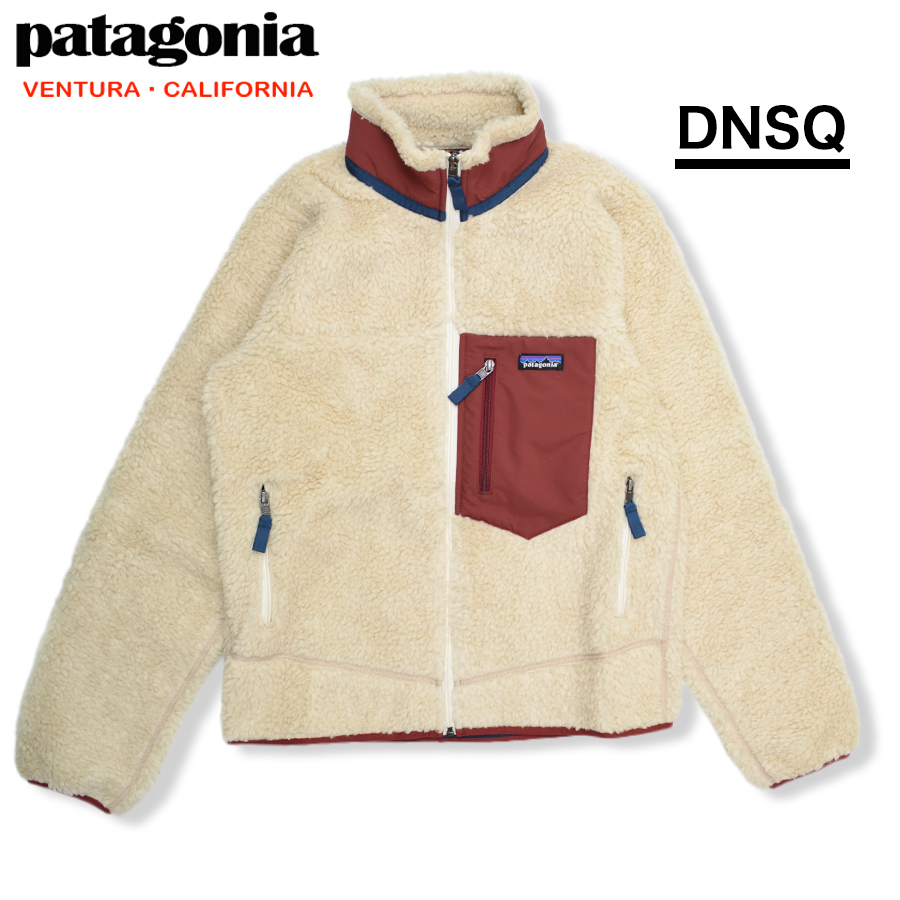 Patagonia パタゴニア フリースジャケット メンズ クラシック レトロX ボアジャケット アウター 防寒 23056 DNSQ  ダークナチュラル レッド