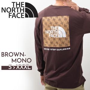 ノースフェイス ロンT 長袖Tシャツ メンズ THE NORTH FACE バックプリント ロゴ N...