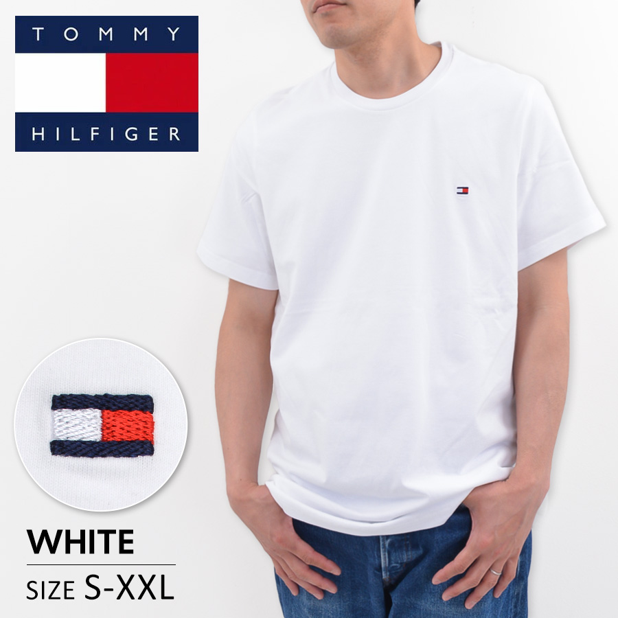 トミーヒルフィガー Tシャツ 半袖 TOMMY HILFIGER メンズ 09T3139 コアフラッ...