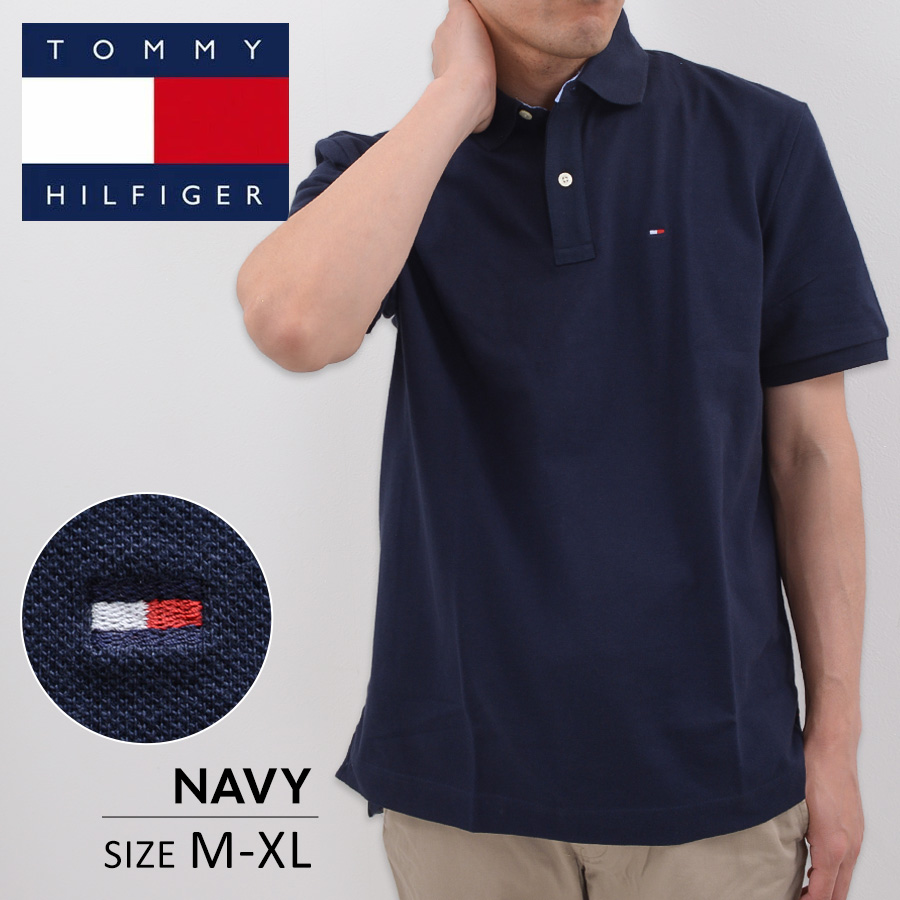 トミーヒルフィガー ポロシャツ メンズ 半袖 TOMMY HILFIGER 大きいサイズ ワンポイント ロゴ クラシックフィット 13H1867｜gb-int｜02