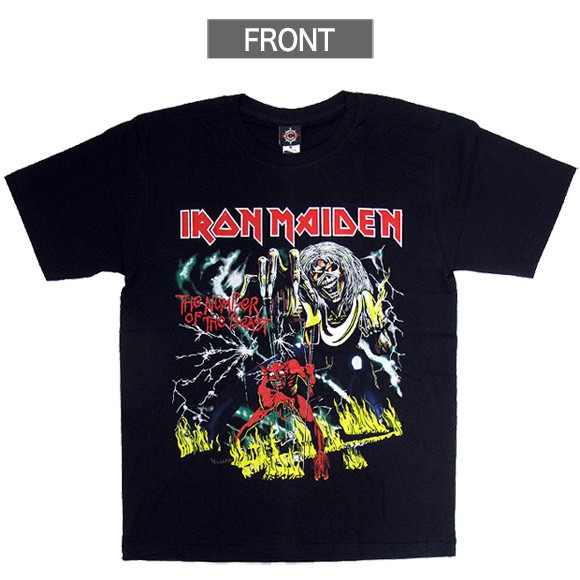 IRON MAIDEN アイアン・メイデン バンドTシャツ BG-0004-BK The