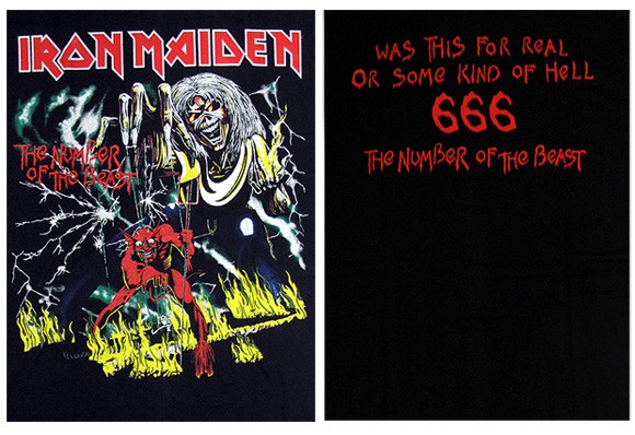 IRON MAIDEN アイアン・メイデン バンドTシャツ BG-0004-BK The