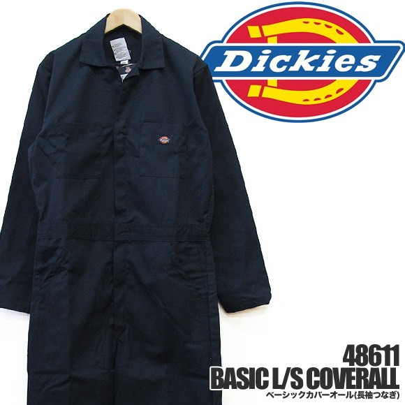 ディッキーズ つなぎ 長袖 4861 48611 Dickies 作業服 ZIP無し