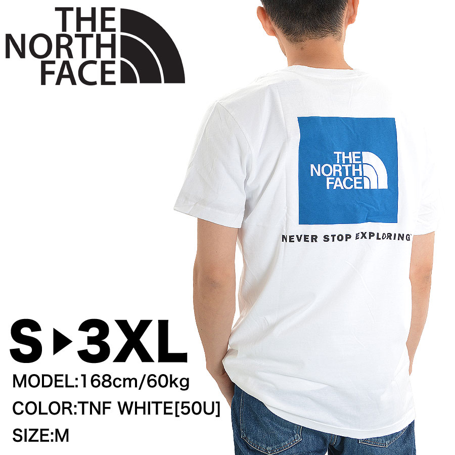 ノースフェイス Tシャツ メンズ THE NORTH FACE MEN'S S/S BOX NSE TEE ボックスロゴ NSE 半袖Tシャツ 大きいサイズ NF0A4763【メール便配送】｜gb-int｜03