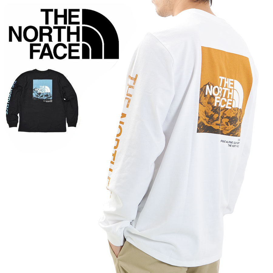 THE NORTH FACE ノースフェイス ロンT 長袖Tシャツ メンズ 長袖 ロゴ