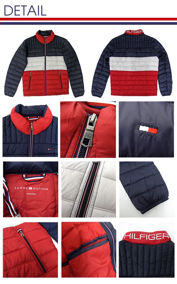 正規取扱店 軽くて暖か トミーヒルフィガー パッカブル 中綿 ジャケット ついに再入荷 Armondmorales Com