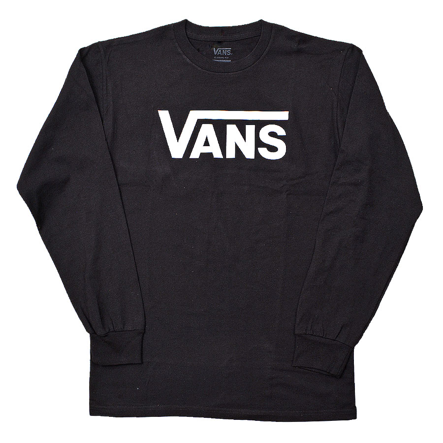 VANS バンズ ロンT VANS CLASSIC L/S TEE クラシック 長袖Tシャツ VN000K6H ビッグサイズ【メール便配送】