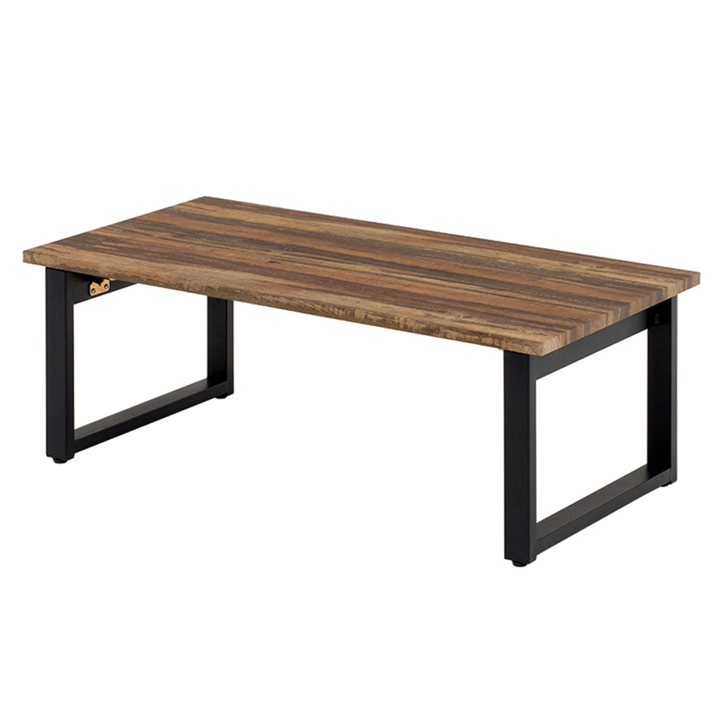 ローテーブル 折りたたみ テーブル センターテーブル 折りたたみ 90×45 90cm 45cm 木 木目調 ヴィンテージ  GB-INTE-1220 | ブランド登録なし | 02