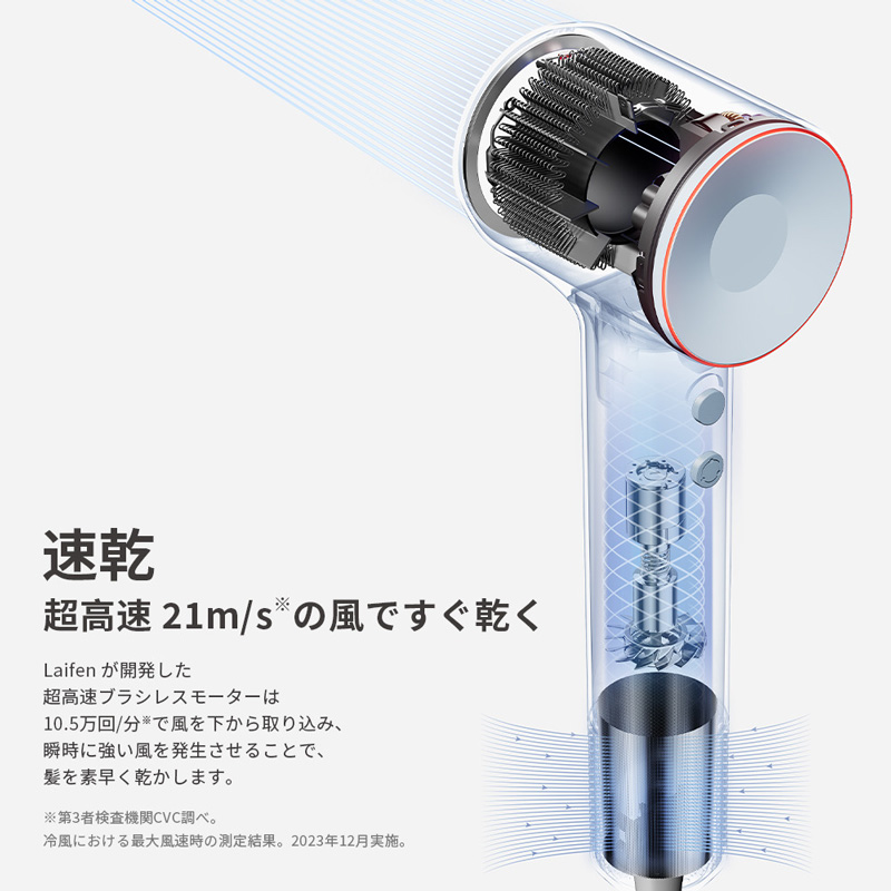 Laifen（ライフェン） SE スムージングノズルセット ヘアドライヤー LF