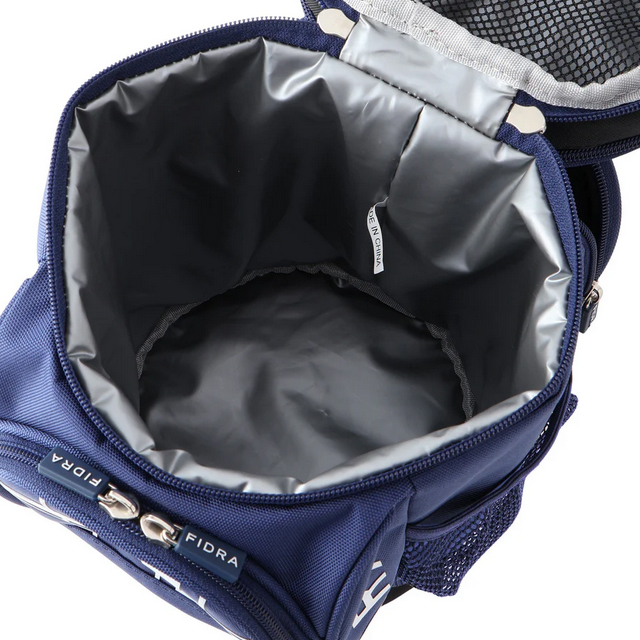 美品★FIDRA キャディバッグ ネイビー ストライプ カートタイプ CB 8.5型【ユニセックス】ネイビー – FIDRA